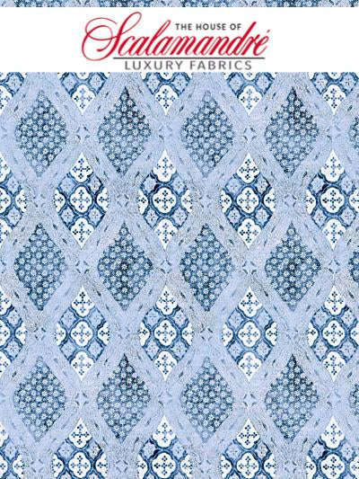 FARRAH PRINT - LAKESIDE - FABRIC - 16626-003 at Designer Wallcoverings and Fabrics, Your online resource since 2007