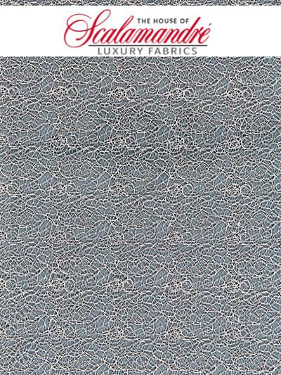 MODERN LACE - FOG - Scalamandre Fabrics, Fabrics - 27146-003 at Designer Wallcoverings and Fabrics, Your online resource since 2007