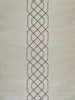 Adelaide Beaded Sisal - Pewter Wallpaper | Scalamandre 