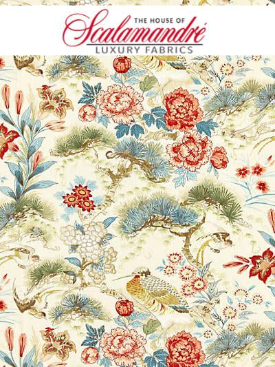 SHENYANG LINEN PRINT - SANDALWOOD - FABRIC - 16601-004 at Designer Wallcoverings and Fabrics, Your online resource since 2007