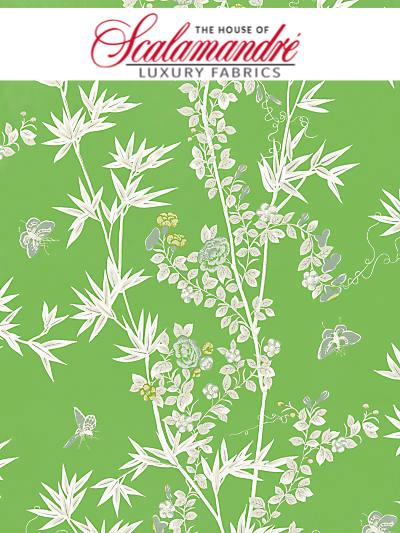 JARDIN DE CHINE - JADE - FABRIC - 16608-004 at Designer Wallcoverings and Fabrics, Your online resource since 2007