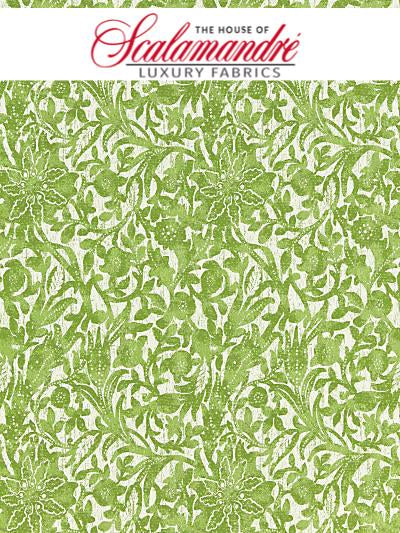 BALI FLORAL - PALM - Scalamandre Fabrics, Fabrics - 27195-004 at Designer Wallcoverings and Fabrics, Your online resource since 2007