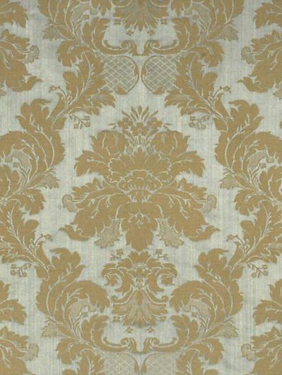 DAMASCO SIENESE - MIST GREY ON BLUE STRIE - Scalamandre Fabrics, Fabrics - 20166M-005 at Designer Wallcoverings and Fabrics, Your online resource since 2007