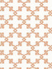 Suzhou Lattice - Coral Wallpaper | Scalamandre 