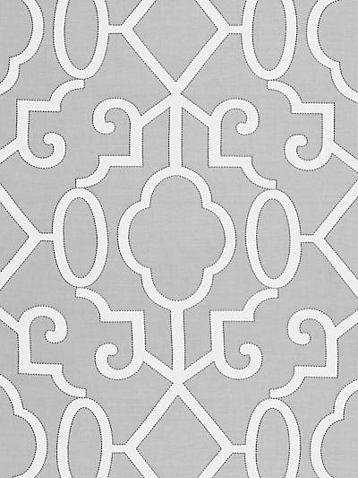 Ming Fretwork - Silver Wallpaper | Scalamandre 