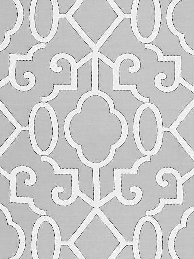 MING FRETWORK - SILVER - SCALAMANDRE WALLPAPER - SC_0006WP88356 at Designer Wallcoverings and Fabrics, Your online resource since 2007