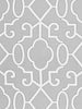 Ming Fretwork - Silver Wallpaper | Scalamandre 