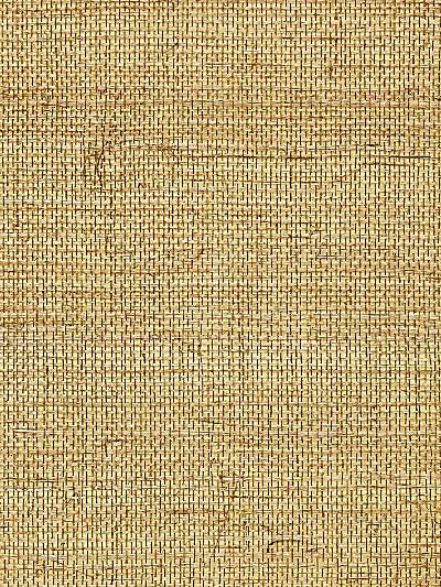 Sisal Metallic - Burnished Gold Wallpaper | Scalamandre 