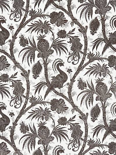 BALINESE PEACOCK - JAVA - SCALAMANDRE WALLPAPER - SC_0007WP88355 at Designer Wallcoverings and Fabrics, Your online resource since 2007