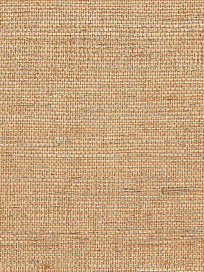 Sisal Metallic - Copper Wallpaper | Scalamandre 