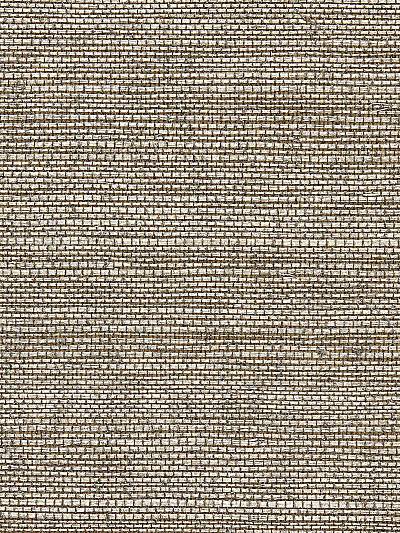 Sisal Metallic - Bronze Wallpaper | Scalamandre 