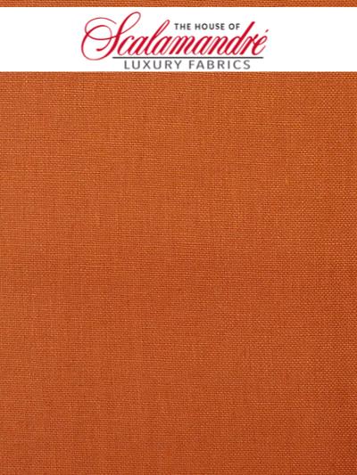 TOSCANA LINEN - MANDARIN - FABRIC - 27108-026 at Designer Wallcoverings and Fabrics, Your online resource since 2007