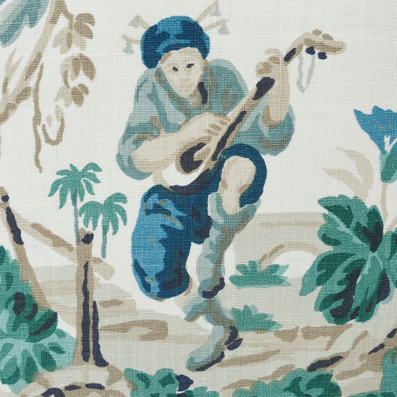 PLAISIRS DE LA CHINE 18" PILLOW Emerald