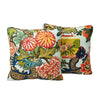 CHIANG MAI DRAGON 18" PILLOW Aquamarine