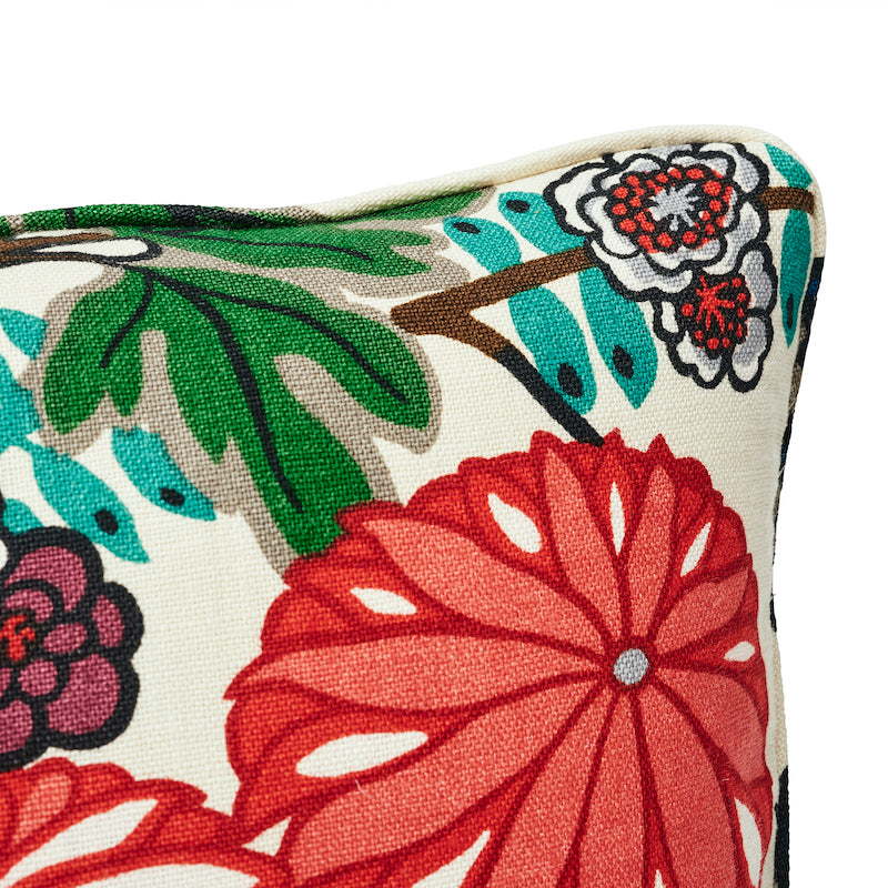 CHIANG MAI DRAGON 18" PILLOW Alabaster