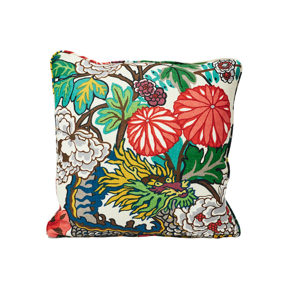 Chiang Mai Dragon 18" Pillow Alabaster | Schumacher Pillows