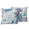 ZANZIBAR LINEN PRINT 18" PILLOW Hyacinth