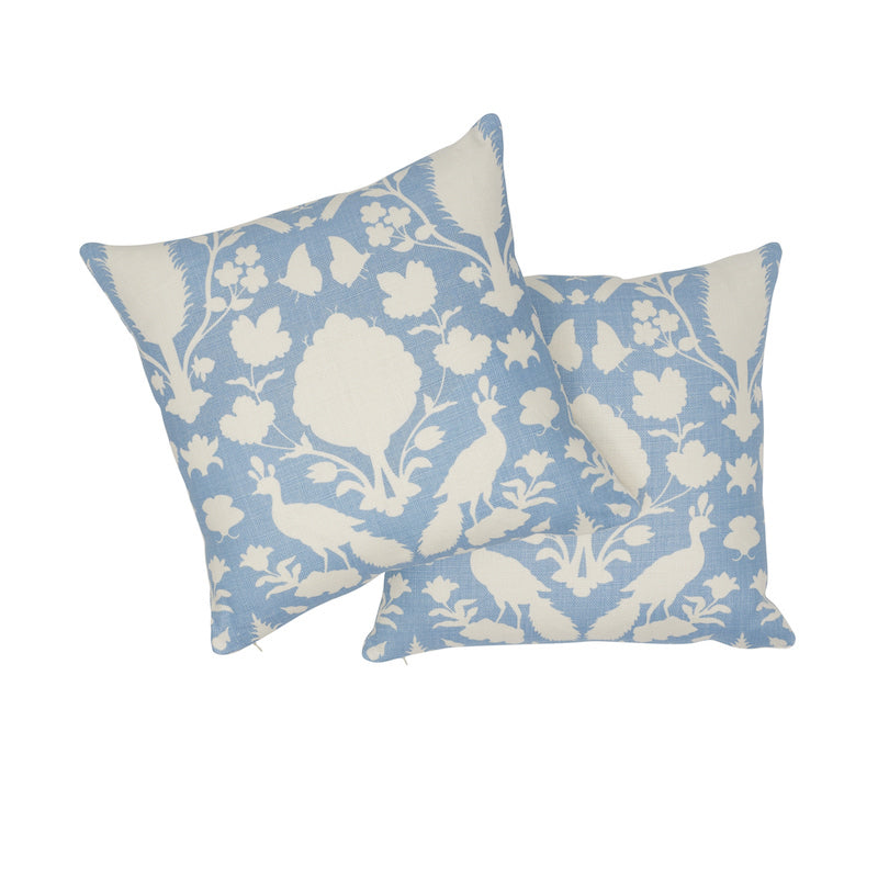 CHENONCEAU 18" PILLOW Sky&White
