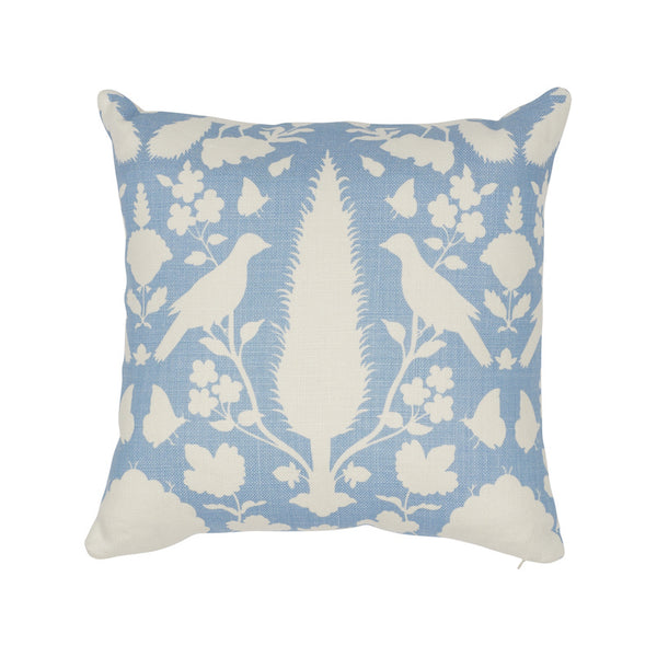 Chenonceau 18" Pillow Sky&White | Schumacher Pillows