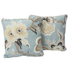 HOTHOUSE FLOWERS 18" PILLOW Mineral