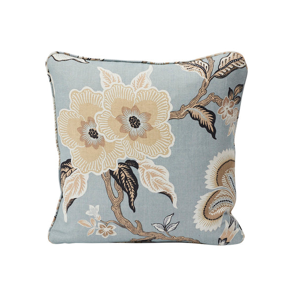 Hothouse Flowers 18" Pillow Mineral | Schumacher Pillows