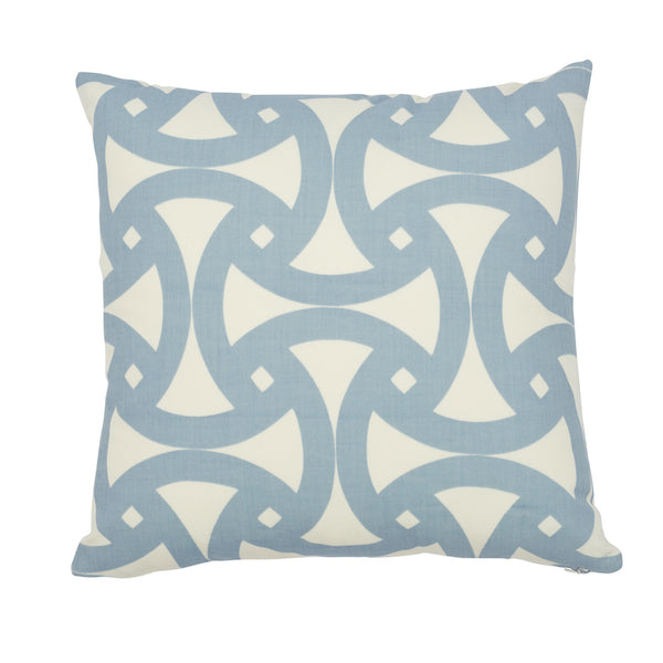 SANTORINI PRINT I/O 18" PILLOW Sky