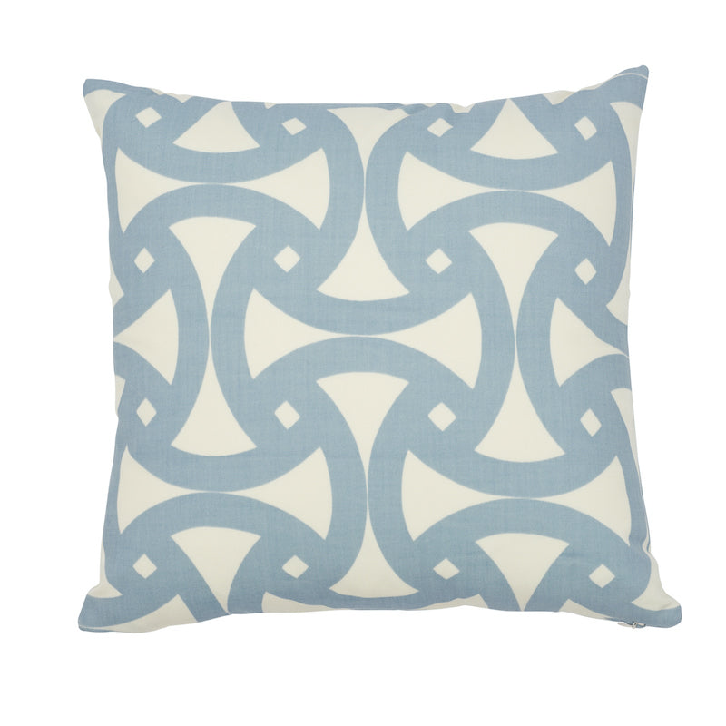 SANTORINI PRINT I/O 18" PILLOW Sky