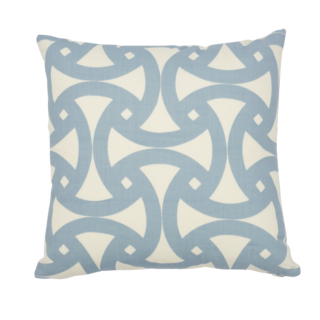Santorini Print I/O 20" Pillow Sky