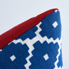 ZIGGURAT PILLOW Blue&Red