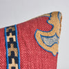 TEMARA EMBROIDERED 22" PILLOW Pomegranate