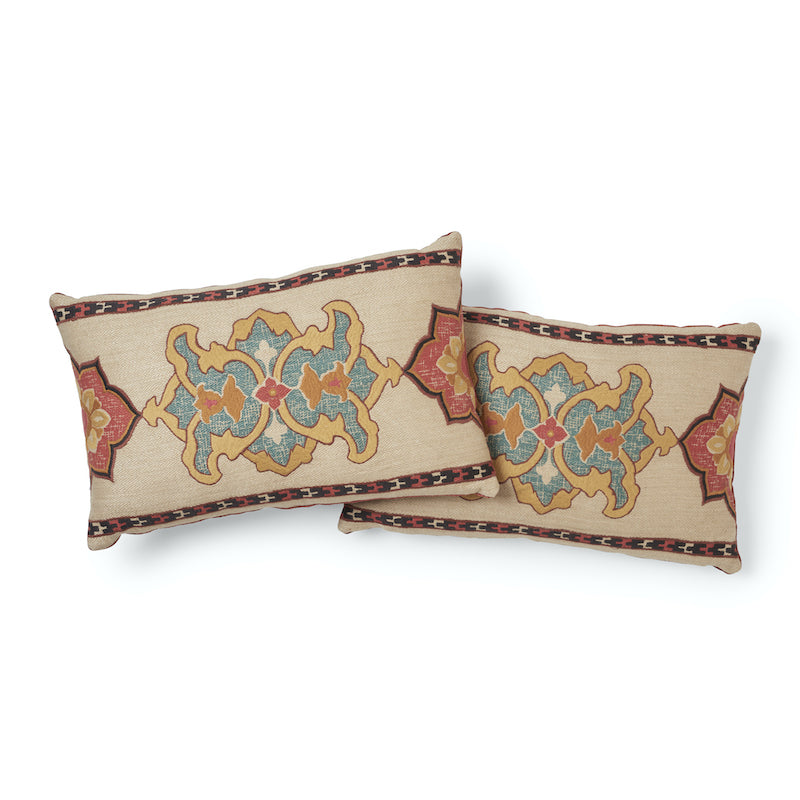 TEMARA EMBROIDERED PILLOW Spice