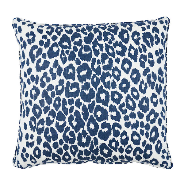 Iconic Leopard 22" Pillow Ink | Schumacher Pillows
