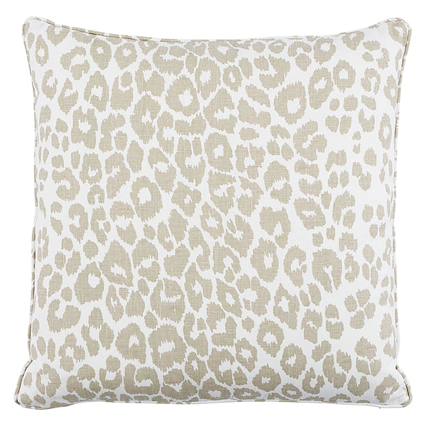 Iconic Leopard 24" Pillow Linen