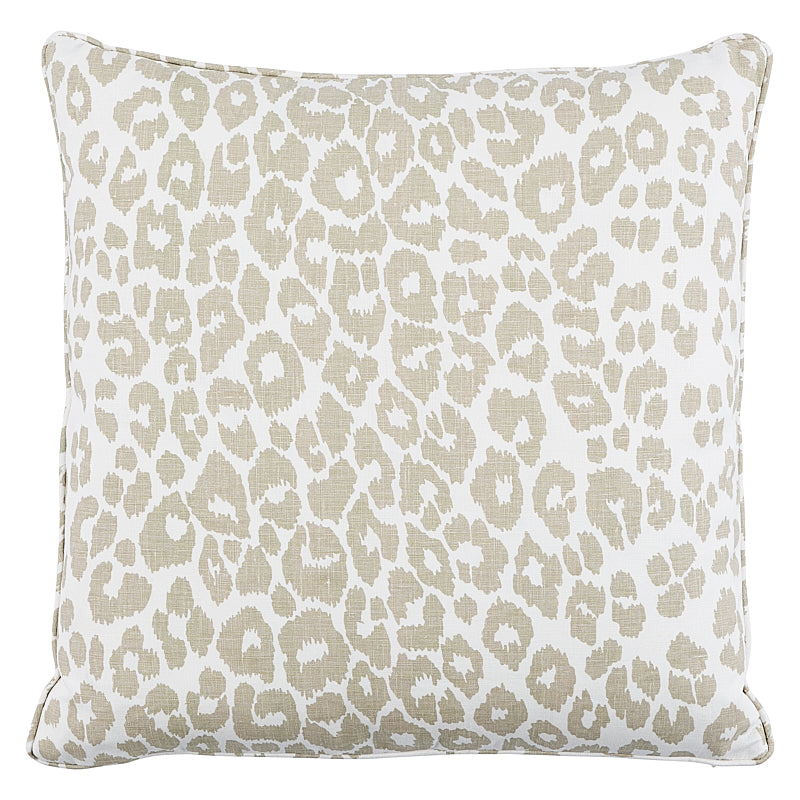 Iconic Leopard 24" Pillow Linen