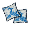 SHENGYOU TOILE 18" PILLOW Blue