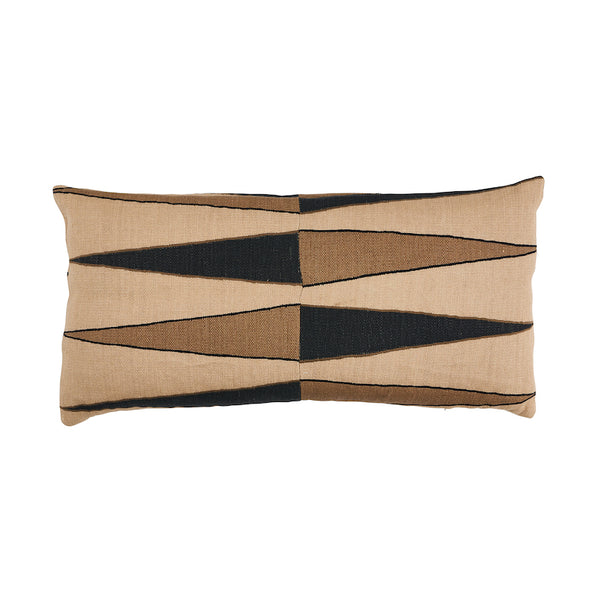 Moorea Pillow Black | Schumacher Pillows