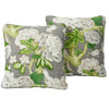 BERMUDA BLOSSOMS 18" PILLOW Slate