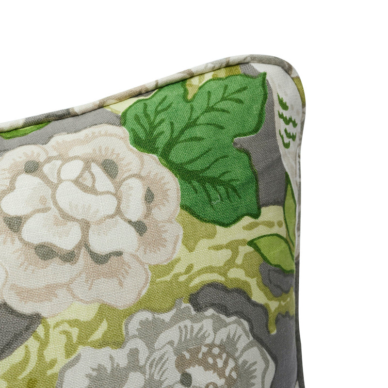 BERMUDA BLOSSOMS 18" PILLOW Slate