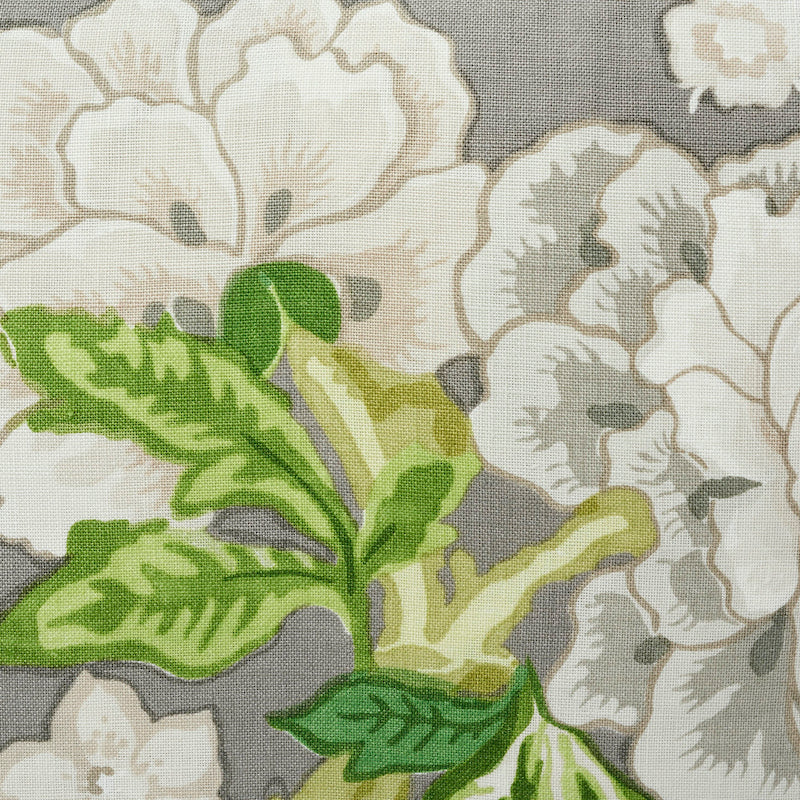 BERMUDA BLOSSOMS 18" PILLOW Slate