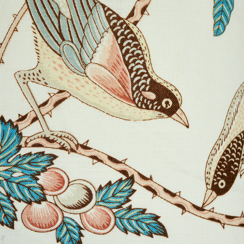 CAMPAGNE 18" PILLOW Peacock&Rouge