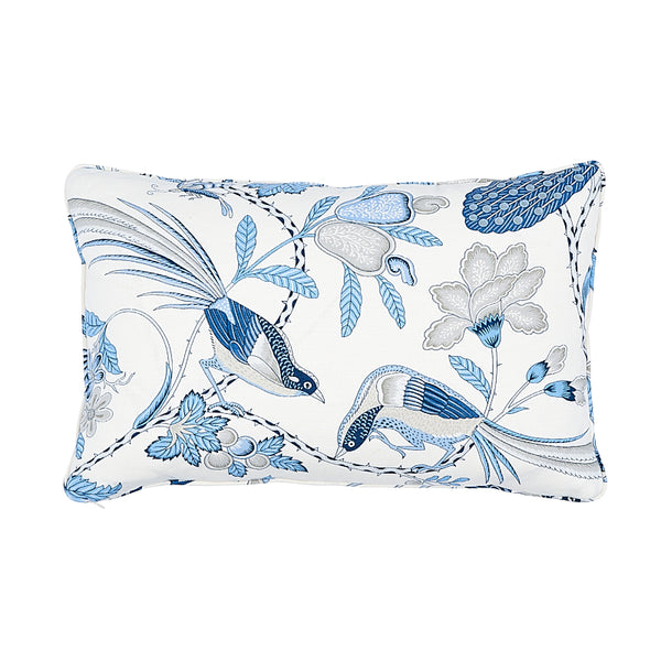 Campagne Pillow Bleu&Gris | Schumacher Pillows