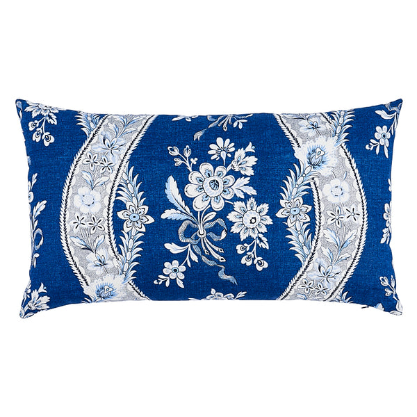 Le Castellet Pillow Indigo | Schumacher Pillows