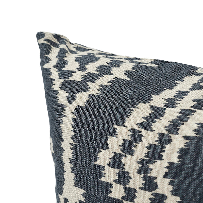 ASAKA IKAT 18" PILLOW Charcoal