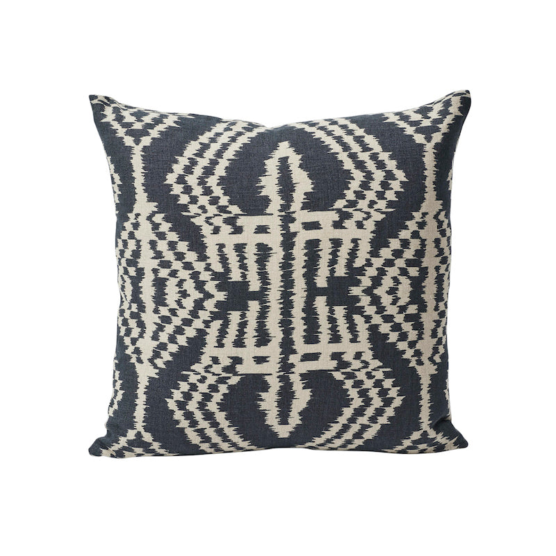 ASAKA IKAT 18" PILLOW Charcoal