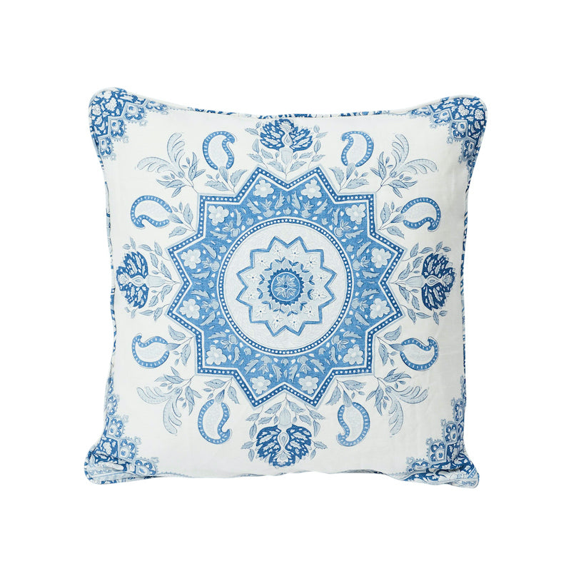 MONTECITO MEDALLION 20" PILLOW Indigo