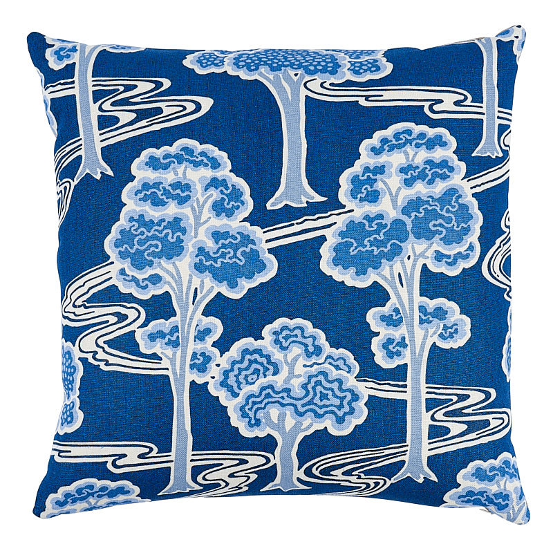 TREE RIVER PILLOW Blue&White