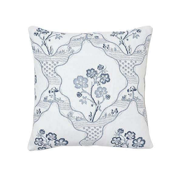 Marella 18" Pillow Delft | Schumacher Pillows