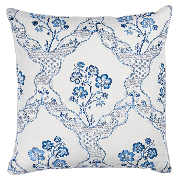 Marella 22" Pillow Delft | Schumacher Pillows