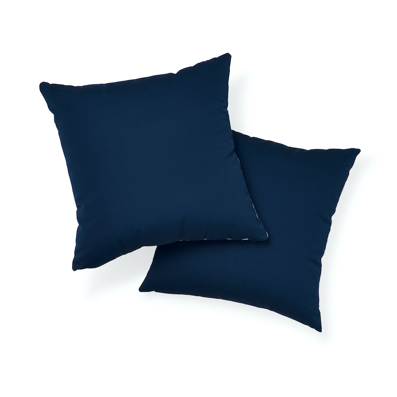 ICONIC LEOPARD I/O 18" PILLOW Navy