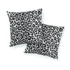ICONIC LEOPARD I/O 18" PILLOW Graphite
